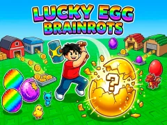 Gêm Break a Lucky Egg Brainrots ar-lein