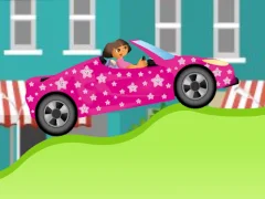 Gêm Dora Car Racing ar-lein