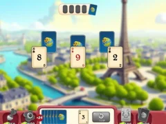 Gêm Solitaire World Tour ar-lein