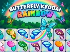 Gêm Butterfly Kyodai Rainbow ar-lein
