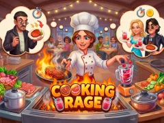 Gêm Cooking Rage ar-lein