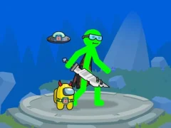 Gêm Stickman Mega Boss Battles! ar-lein