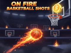Gêm On Fire Basketball Shots ar-lein