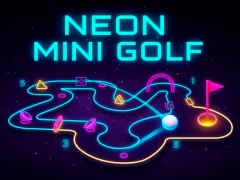 Gêm Neon Mini Golf ar-lein