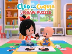 Gêm Cleo and Cuquin Jigsaw Puzzle ar-lein