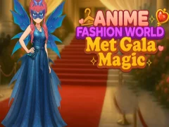 Gêm Anime Fashion World Met Gala Magic ar-lein