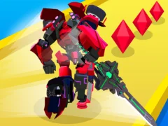 Gêm Robot Runner Fight ar-lein