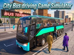 Gêm City Bus driving Game Simulator ar-lein