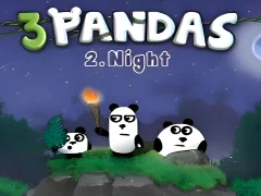 Gêm 3 Pandas 2 Night ar-lein