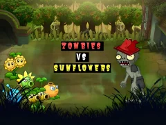 Gêm Zombies vs. Sunflowers ar-lein