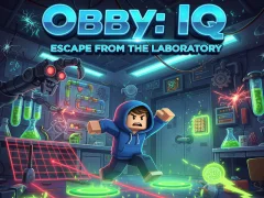 Gêm Obby: IQ Escape from the Laboratory ar-lein