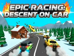 Gêm Epic Racing: Descent on Car ar-lein