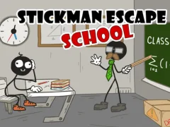 Gêm Stickman Escape School ar-lein