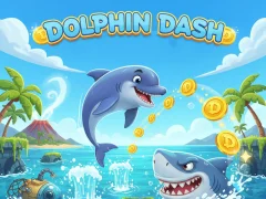 Gêm Dolphin Dash ar-lein
