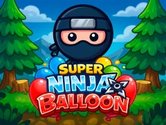 Gêm Super Ninja Balloon ar-lein