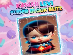 Gêm Kawaii Levi Slider Block Blitz ar-lein