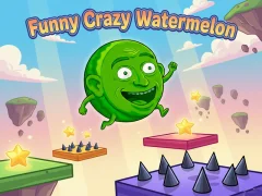 Gêm Funny Crazy Watermelon ar-lein