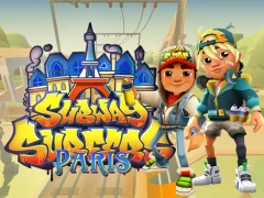 Gêm Subway Surfers Paris ar-lein
