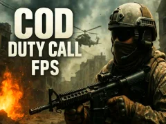 Gêm COD Duty Call FPS ar-lein