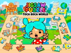 Gêm Jigsaw Puzzle: Toca Boca World ar-lein