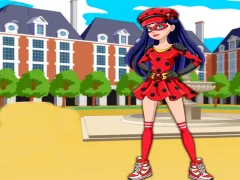 Gêm Miraculous Ladybug Dress Up ar-lein