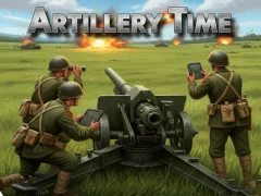 Gêm Artillery Time ar-lein