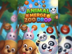 Gêm Animal Merge Zoo Drop ar-lein