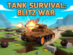 Gêm Tank Survival: Blitz War ar-lein