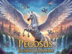 Gêm Pegasus Jigsaw Scramble ar-lein