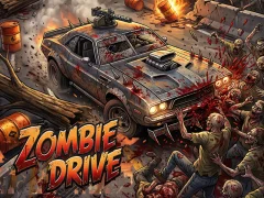 Gêm Zombie drive ar-lein