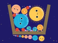Gêm Merge Planets ar-lein