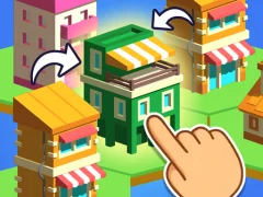 Gêm Crafty Town Merge City ar-lein