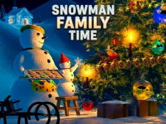 Gêm Snowman Family Time ar-lein
