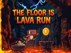 Gêm The Floor is Lava Run ar-lein