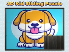 Gêm 3D Kid Sliding Puzzle ar-lein