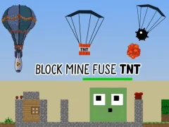 Gêm Block Mine Fuse TNT ar-lein