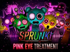 Gêm Sprunki: Pink Eye Treatment ar-lein