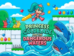 Gêm Princess Goldblade and the Dangerous Waters ar-lein