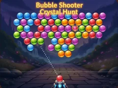 Gêm Bubble Shooter Crystal Hunt ar-lein