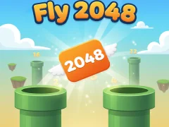 Gêm Fly 2048 ar-lein
