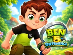 Gêm Ben 5 Difference ar-lein