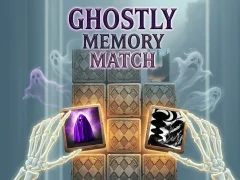 Gêm Ghosts Memory Match ar-lein