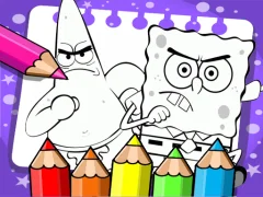 Gêm Sponge Bob Coloring Book ar-lein