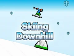 Gêm Skiing Downhill ar-lein