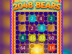 Gêm 2048 Bears ar-lein