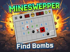 Gêm Minesweeper - Find Bombs ar-lein