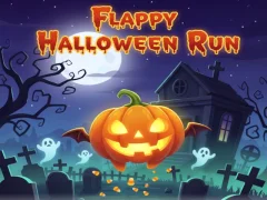 Gêm Flappy Halloween Run ar-lein