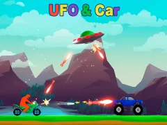 Gêm Ufo & Car ar-lein
