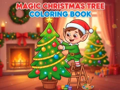 Gêm Magic Christmas Tree Coloring Book ar-lein
