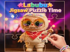Gêm Labubu Jigsaw Puzzle Time ar-lein
